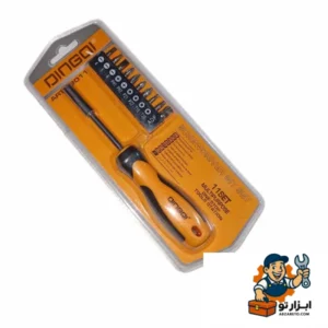 پیچ گوشتی 11 پارچه بیت خور دینگی مدل 68011